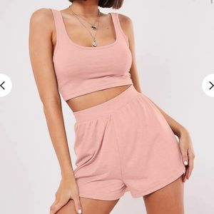 Missguided top and shorts set.